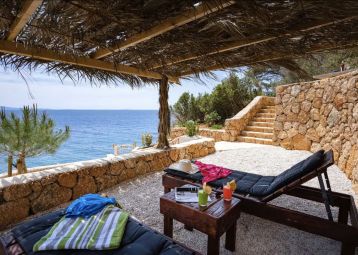 Stina with magnificent sea view